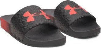 Under Armour UA ARMR Slide Sandal in Black/anthem Red at Nordstrom, Size 12