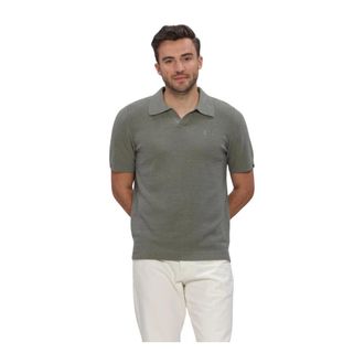Butcher of Blue Tops, Heren, Groen, XL, Katoen, Boucle Knit Polo