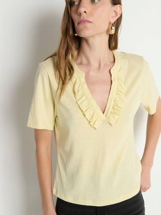 Nation Ltd Blondie Top In Custard