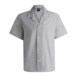 HUGO BOSS Heren Strandshirt (Marine)