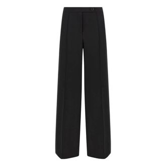 Pinko Wide Trousers, female, Black, M, Placida Trousers