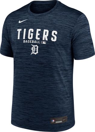 Nike Detroit Tigers Authentic Collection Nike Mens Dri-FIT MLB T-Shirt in Blue | 02ER4FADG-8KL