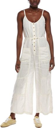 Xcvi Macauley Crop Linen Jumpsuit