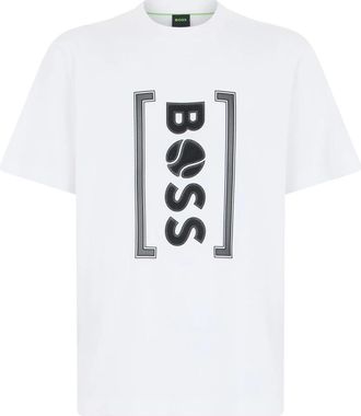 HUGO BOSS Tee Iconic TL - Heren - Tops - Wit - Maat: 2XL Katoen