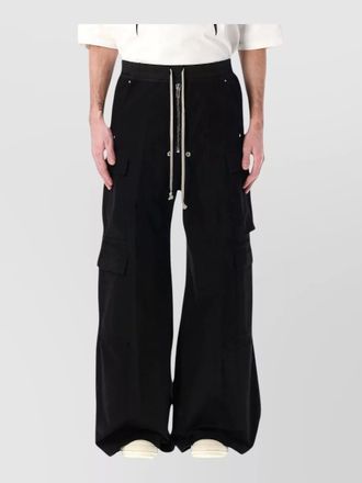 Rick Owens jumbo cargo trousers drop crotch canvas