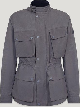 Belstaff Service Fieldmaster Mens Dry Waxed Cotton Tornado Grey Size 2XL