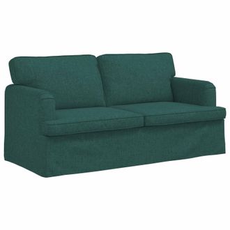 vidaXL Sof&aacute; Verde Oscuro 162 X 80 X 85 Cm Tela Vidaxl
