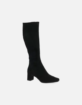 Caprice Womens Cole Womens Knee High Boots - Black - Size: 3.5