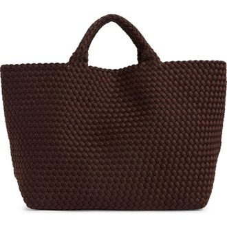 Naghedi St. Barths Large Tote in Chocolate at Nordstrom