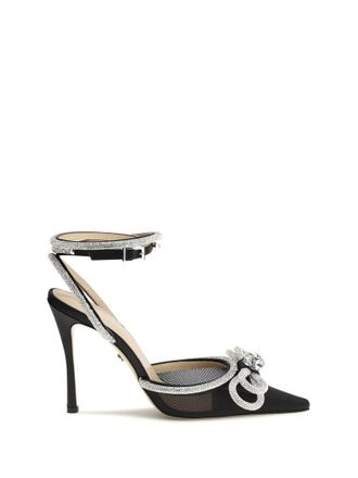 Mach & Mach Black Embellished Pumps