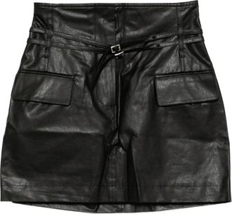 J Koo Gonna con cintura - Nero