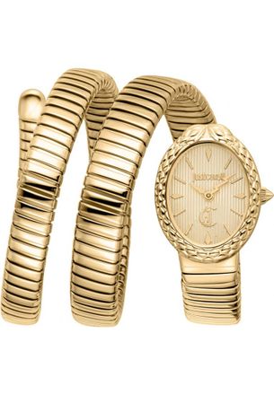 Just Cavalli Womens JC1L391M0025 Ladies Signature Snake Sognia Watch - Gold