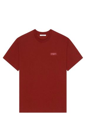 Givenchy BRANDED COTTON T SHIRT Size: XL, colour: RED