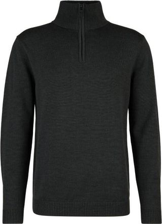 Stoic MerinoKnit MMXX.Kniva Half Zip Merinopullover für Herren | schwarz