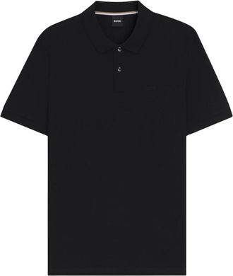 HUGO BOSS Pallas Polo Shirt - Heren - Polos - Zwart - M - Katoen - Tops