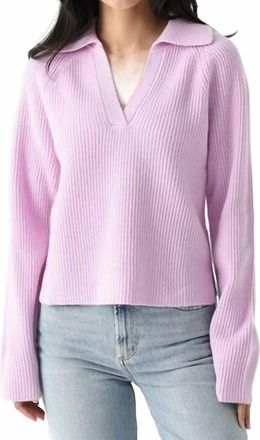 SIMKHAI Lopez Polo Sweater In Sakura