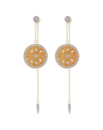 Eyecandy LA Eye Candy La Luxe Collection 18K Plated Drop Earrings