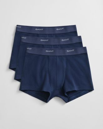 GANT Men 3-Pack Core Trunks (XXXL) MARINE