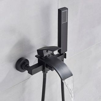 OEM Grifer&iacute;a Cromada Para Ba&ntilde;era Y Ducha, Conjunto De Ducha Con Cascada, Grifo Mezclador Para Ba&ntilde;era, Grifo De Ducha Mural De Doble Control
