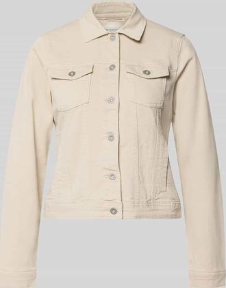 Tom Tailor Regular Fit Jeansjacke aus Baumwoll-Mix in Sand, Gr&ouml;&szlig;e XXXL