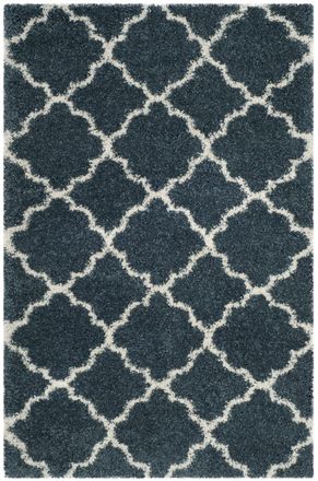 Safavieh Alfombra azul/beige 122 x 183 cm