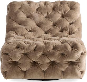 Bernhardt Rigby Fabric Swivel Chair