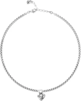 UNOde50 Sterling Silver Plated Necklace with Heart Detail at Nordstrom