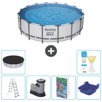 Bestway Piscina Bestway Steel Pro Max Redonda - 488x122 Cm - 7-piezas S662