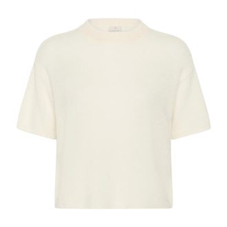 Kaffe Georgia Knit Pullover - Dames - Truien - Wit - Maat: L Wol