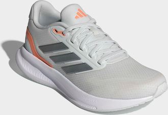 adidas Laufschuh ADIDAS PERFORMANCE RUNFALCON 5, Damen, Gr. 38,5, crystal wei&szlig;, iron metallic, beam orange, Synthetik, Textil, Schuhe Laufschuh