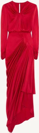 Valentino Gown In Crepe Satin Donna PARIS 38