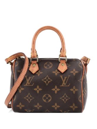 Louis Vuitton Speedy Bandouliere Bag Monogram Canvas Nano crossbody bag - Marrone