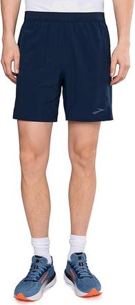 Brooks Journey 7 Shorts Mens Shorts Midnight Run : 2XL, Polyester/Spandex