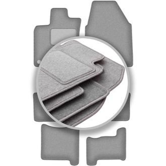 OEM Alfombrillas Grises Para Nissan Qashqai +2 Crossover (2007-2013)