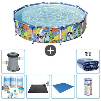 Bestway Piscina Bestway Steel Pro Redonda - Selva - 305x66 Cm - 7-piezas S21642