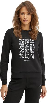 Karl Lagerfeld Sweatshirts - Dames - Sweatshirts - Zwart - XL - Hoodies & sweatvesten
