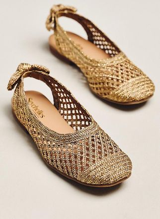 Seychelles Birdie Ankle-Tie Slingback Flats