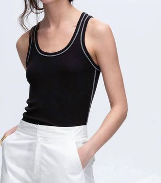 ATM Anthony Thomas Melillo Modal Rib Boy Tank Top In Black