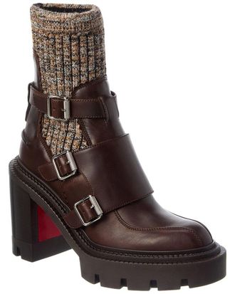 Christian Louboutin Cortinetta College 100 Leather Boot