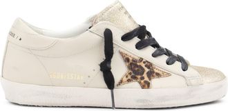 Golden Goose Sneakers Light Beige/Dark Red-Donna