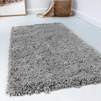 Esprit Wollteppich »Seattle Shag, ESP-26391« rechteckig 50 mm Höhe modern, flauschig aus Schurwolle, pflegeleicht, Wohn-, Schlafzimmer