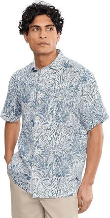 Tommy Bahama Antigo Vines Mens Clothing Kingfish : 3XL, Linen