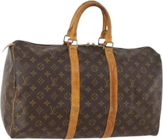 Louis Vuitton Pre-owned Weekend Bags, female, Brown, Size: ONE SIZE Pre-owned Boston Bag
