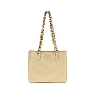 Valentino Garavani Gold Napa Leather / Calf Bos Taurus Shoulder Womens Bag