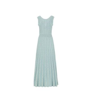 D.exterior Knitted Dresses, female, Blue, Size: XS vestiti e tute poliestere