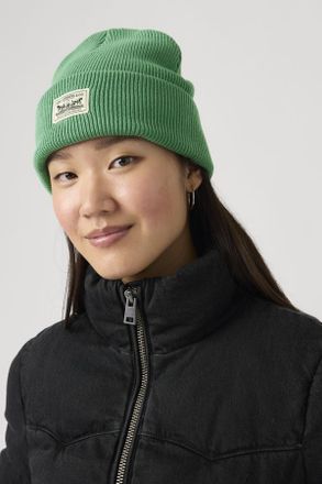 Levi's Backpatch Beanie - Donna - One Size - Verde / Pine Green