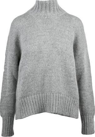 Alpha Studio Turtleneck Trui - Dames - Coltruien - Grijs - S - Wol - Truien & Vesten
