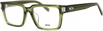 MCM Mcm Eyeglasses Square Full Rim, Grey Frame And Clear Demo Lenses Lens Mw5010-D020