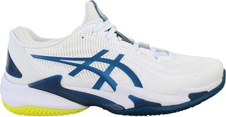 Asics Asics Court FF 3 Clay Mens White Tennis Shoes - Size UK 6.5