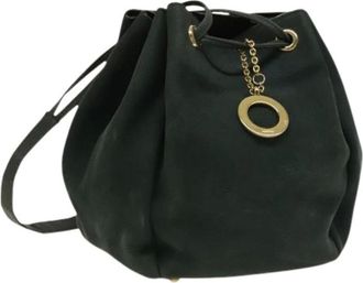 Celine Pre-owned Cuero bolsos-celine - Pre-owned - Mujer - Verde - ONE SIZE